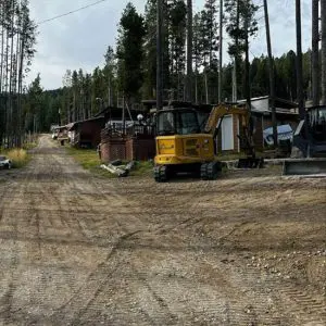Excavation project in Helena, MT by Schaefer Excavating – site preparation for new construction.
