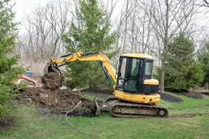 Excavation project in progress in Helena, MT by Schaefer Excavating