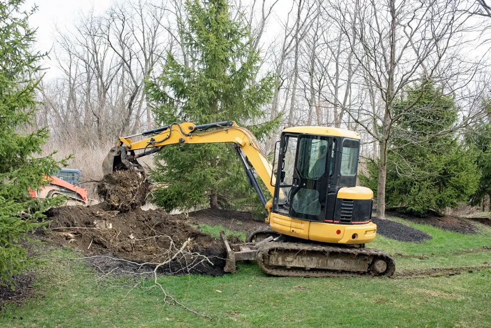 Excavation project in progress in Helena, MT by Schaefer Excavating