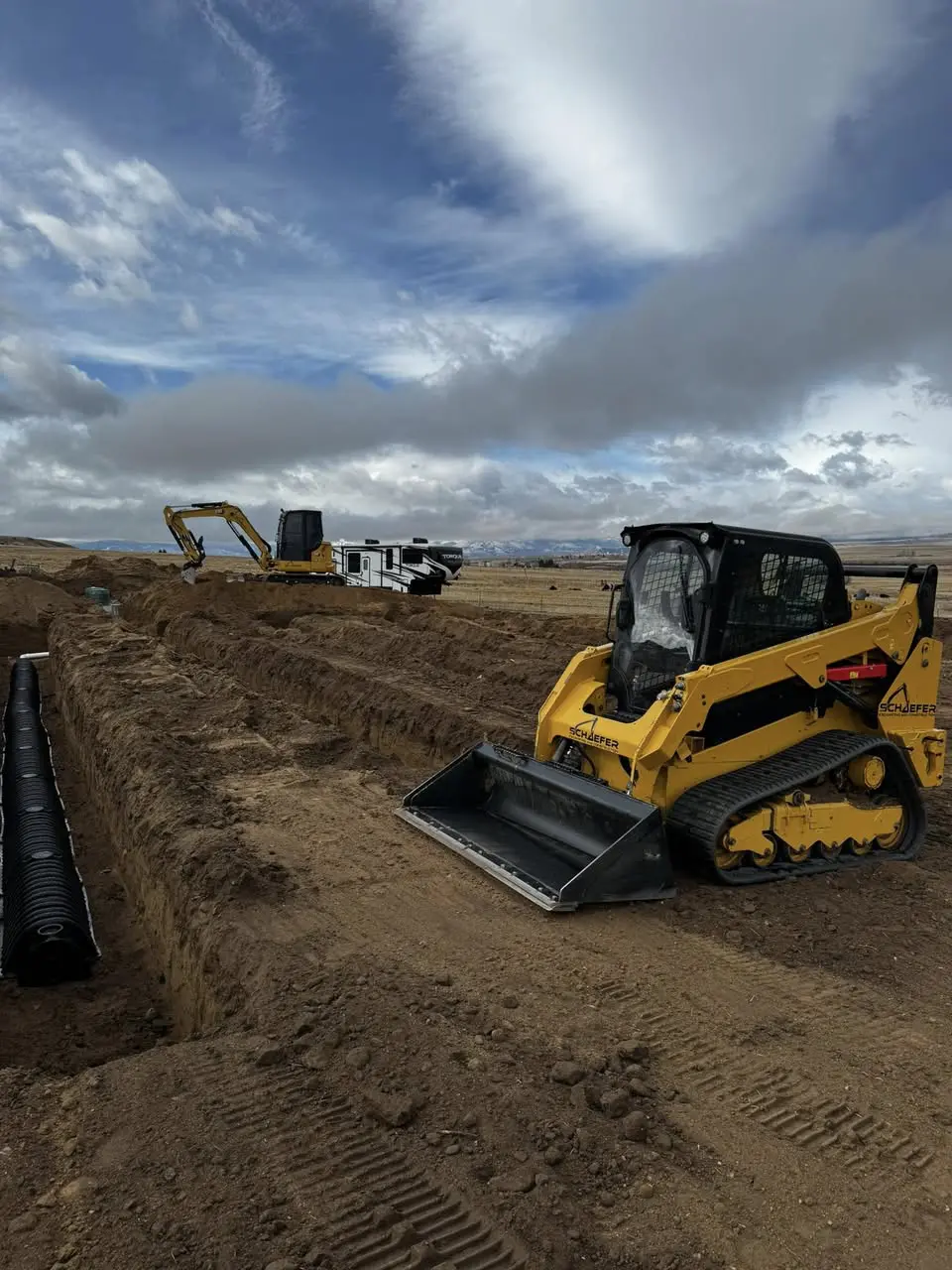 Septic system installation Helena MT excavation work by Schaefer Excavating