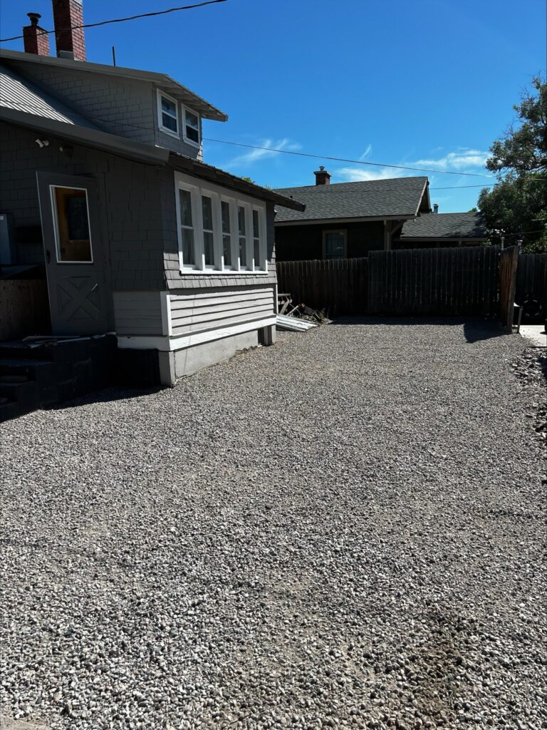 Driveway installation by Schaefer Excavating