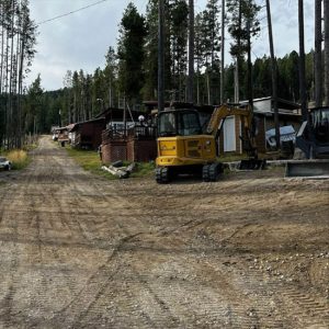 Excavation project in Helena, MT by Schaefer Excavating – site preparation for new construction.