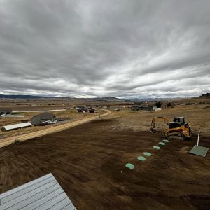 Septic field example showing typical project results available in Butte, MT.